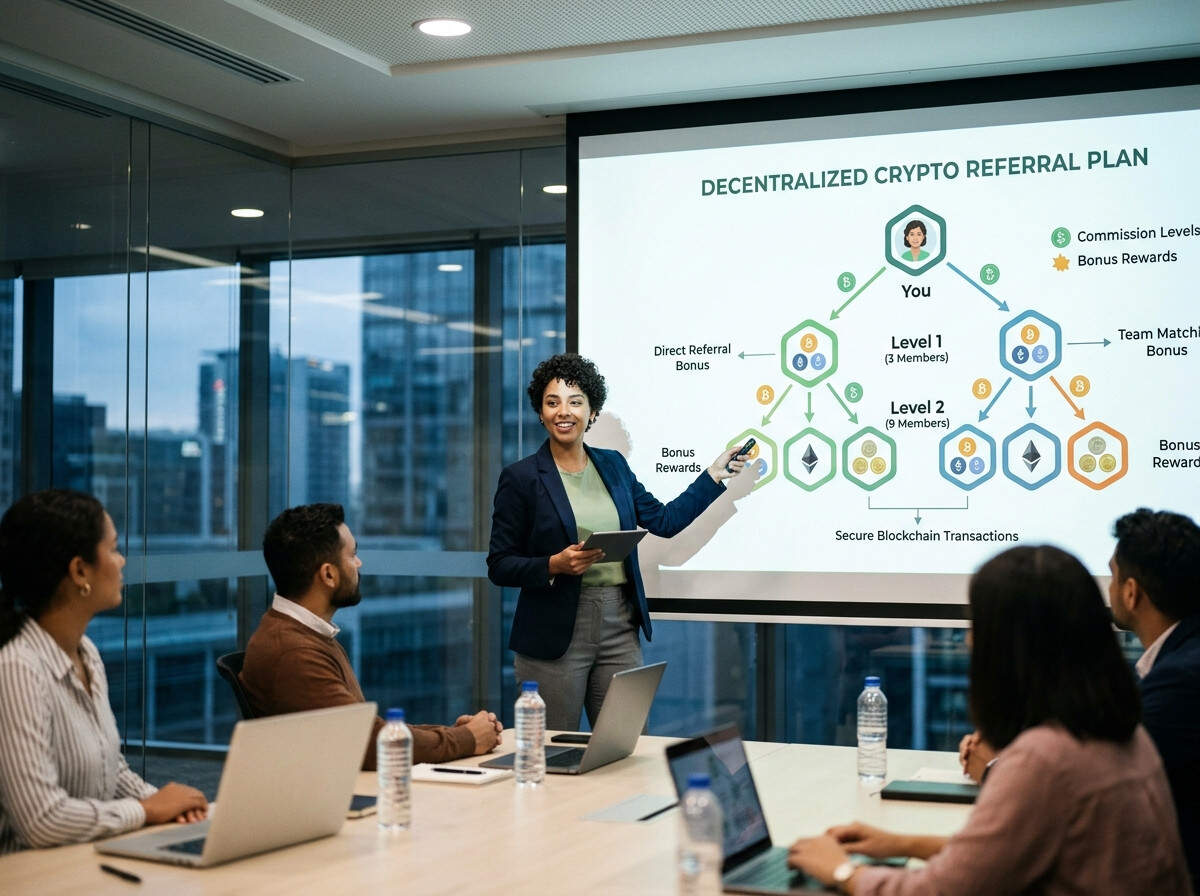 Crypto MLM Plan Software Dashboard