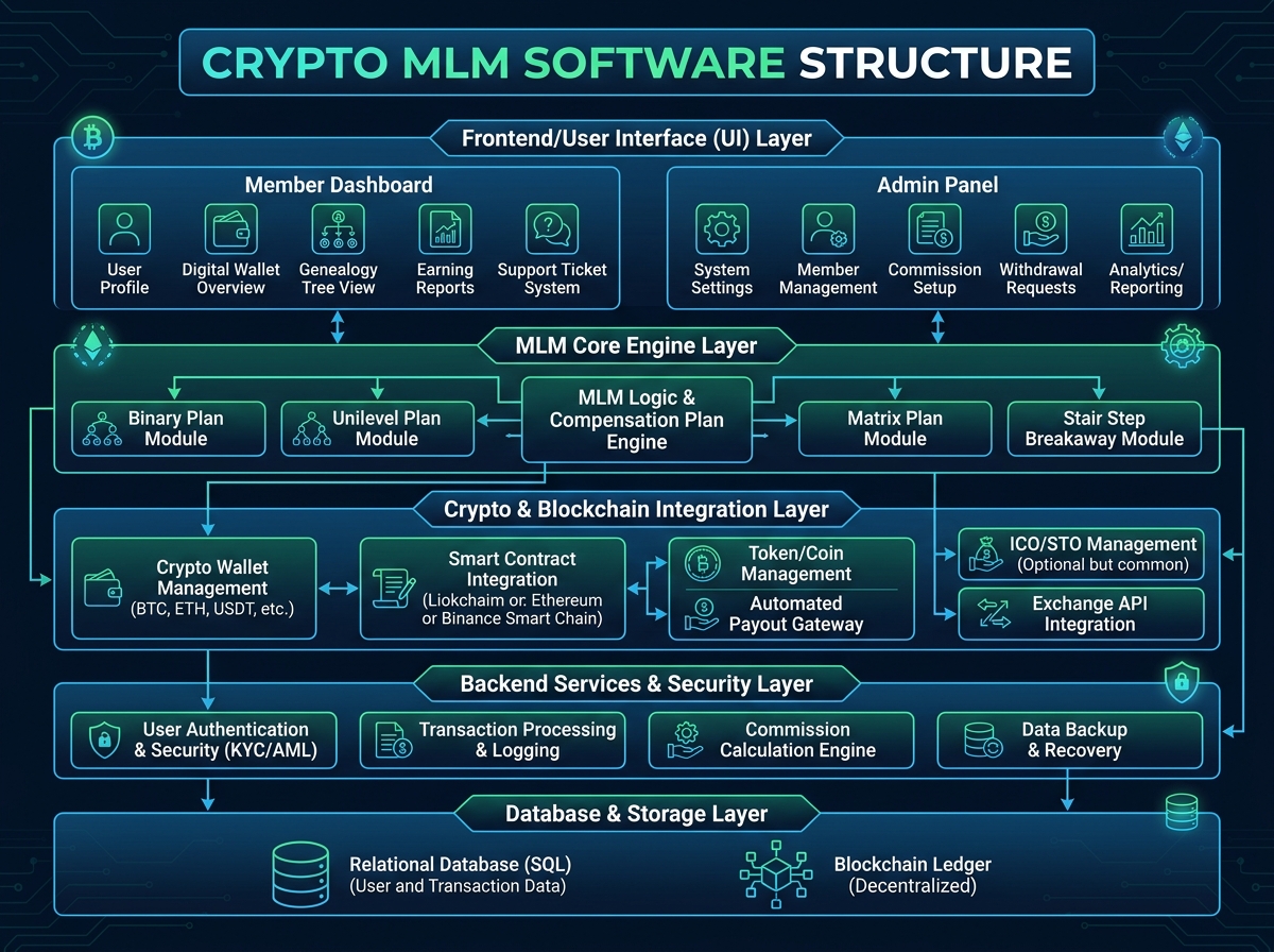 Crypto MLM Software
