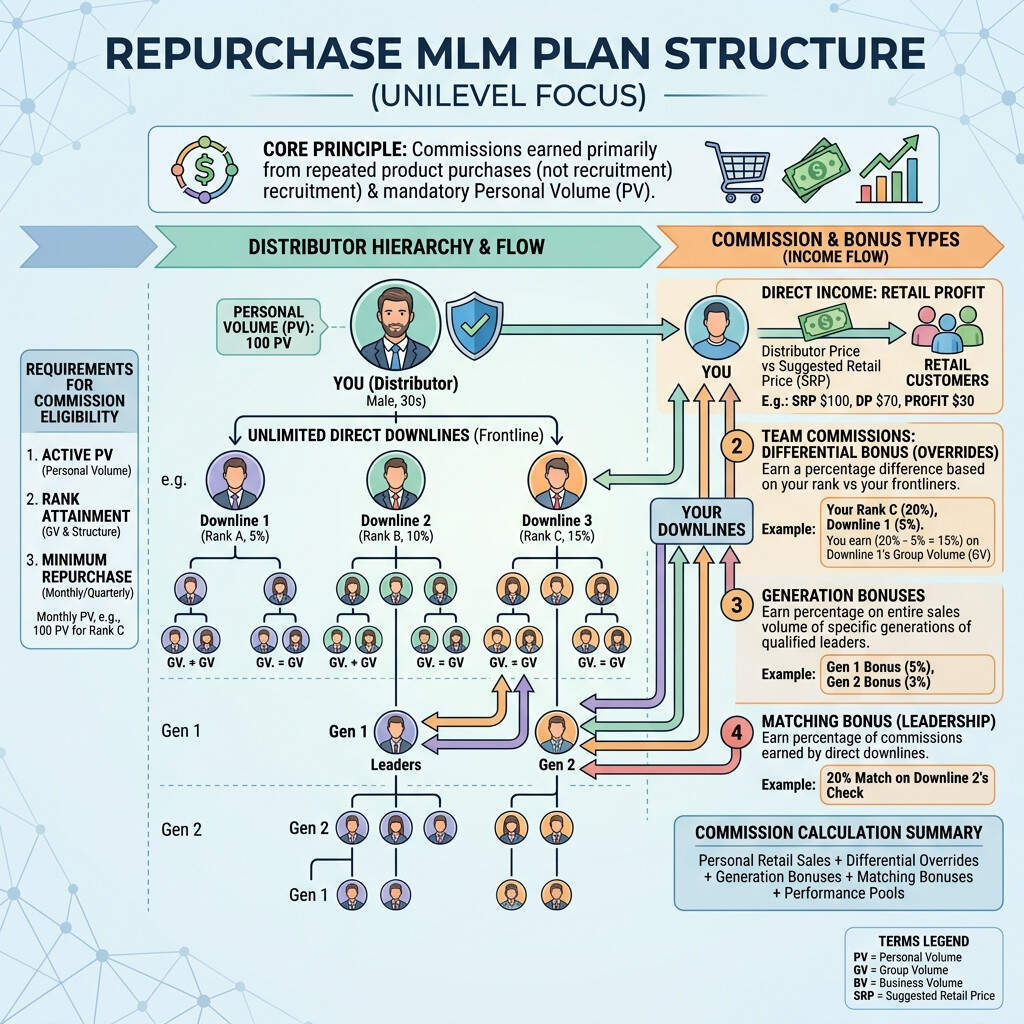 Repurchase MLM Plan Software