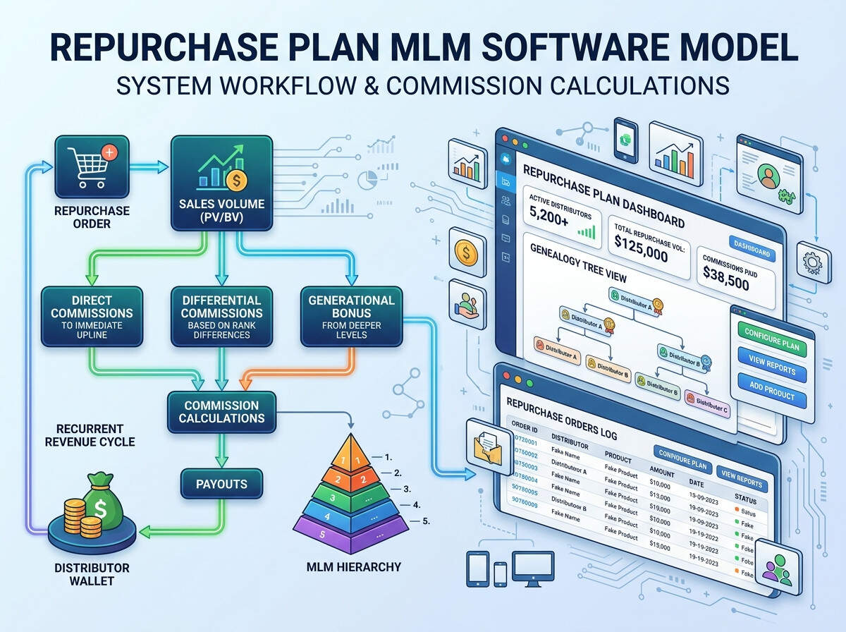 Repurchase Plan Auto-ship Diagram