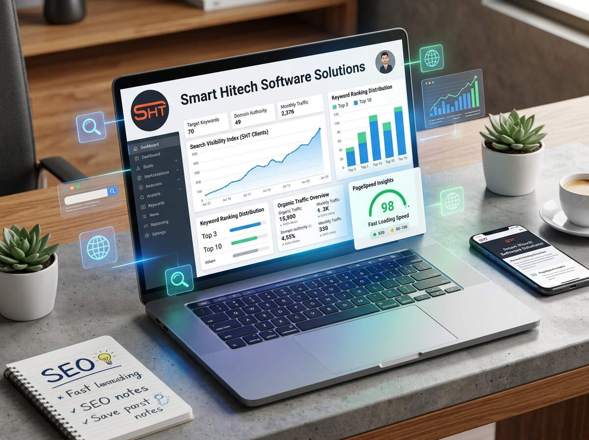 SEO friendly website designed for a Delhi startup